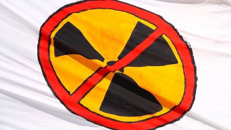 радиация, флаг, радиоактивный