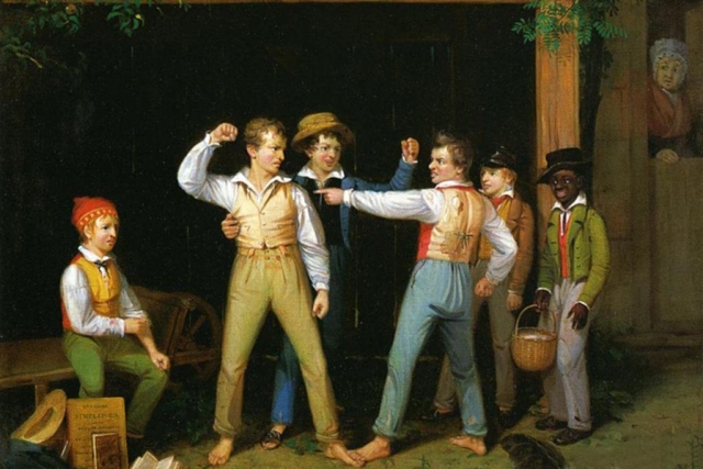 Уильям Сидней Маунт. Ссора школьников. 1830