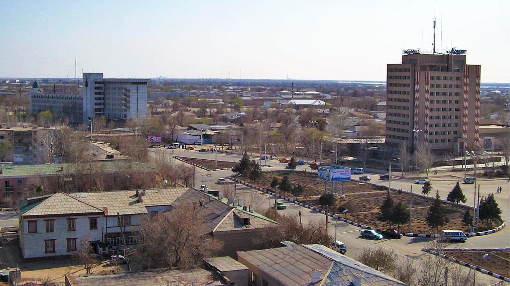Панорама города Нукуса. Узбекистан