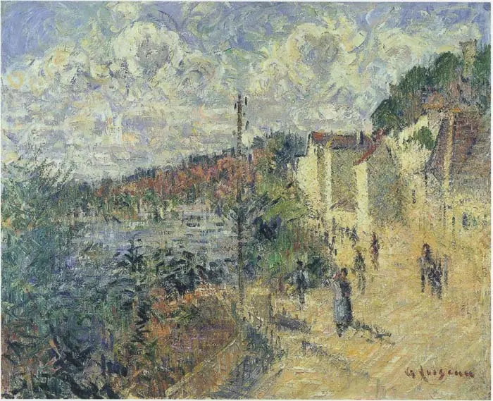 Гюстав Луазо. Набережная в Бордо 1926 год.