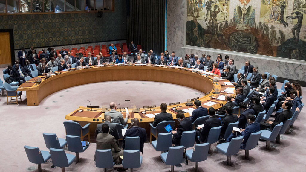 Заседение Совета Безопасности ООН