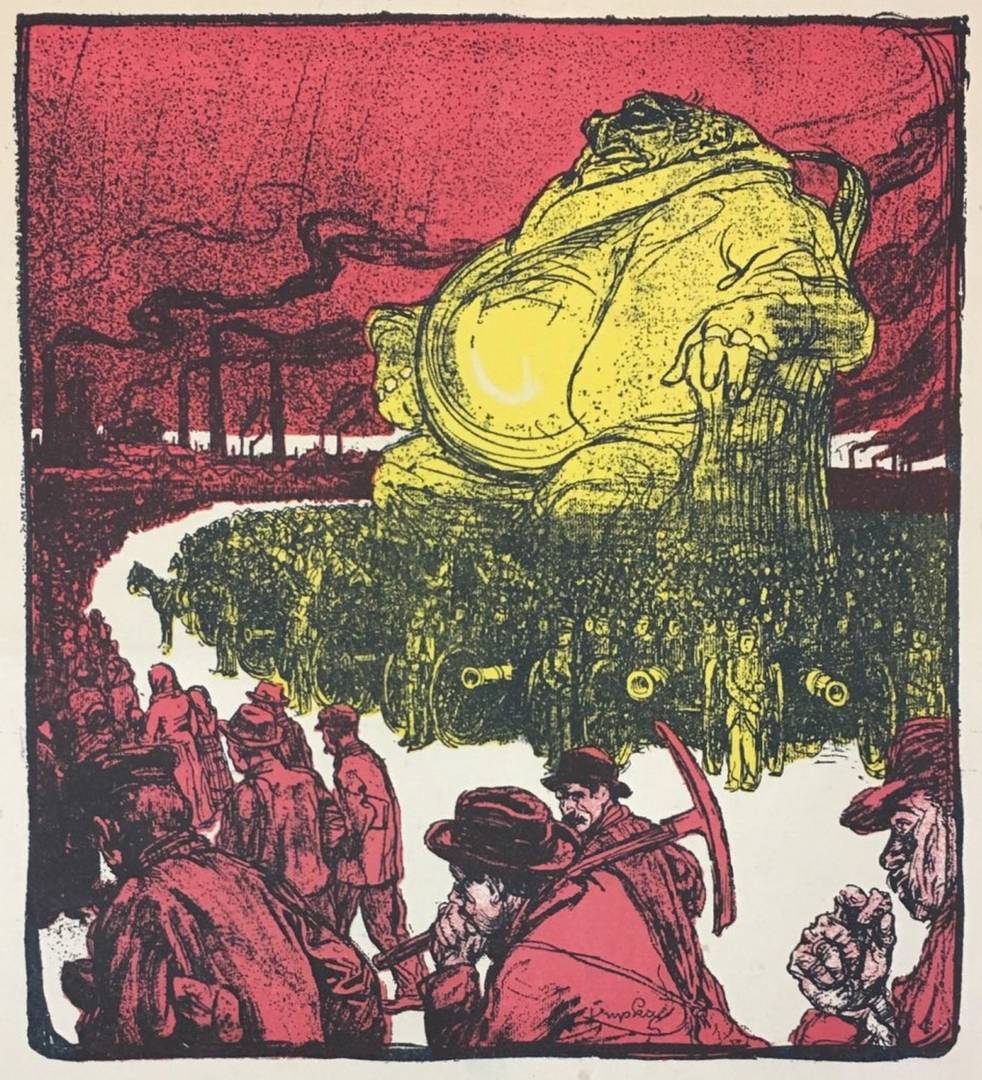 Франтишек Купка. Владыка мира — капитал, золотой кумир. 1919