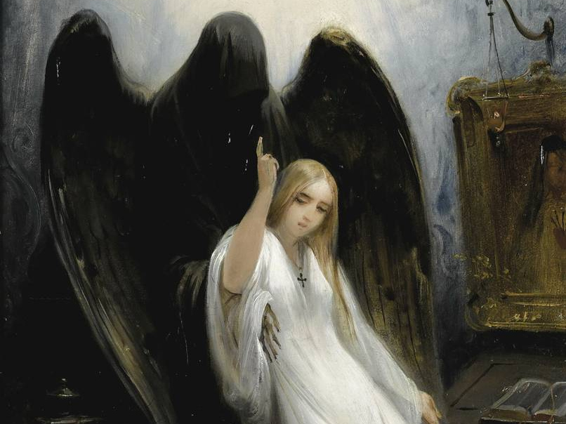 Орас Верне. Ангел смерти (фрагмент). 1841