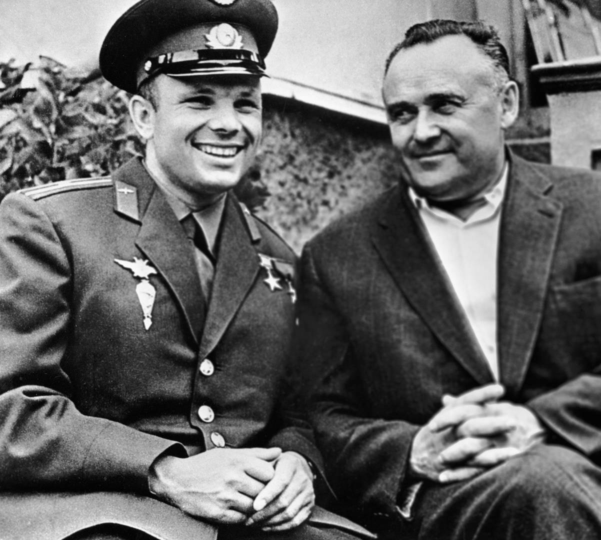 Гагарин и Королёв