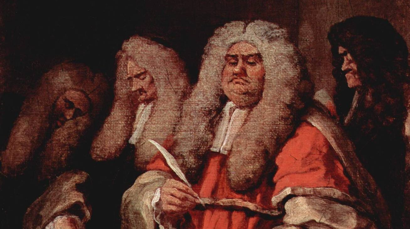 Уильям Хогарт. Суд. 1758