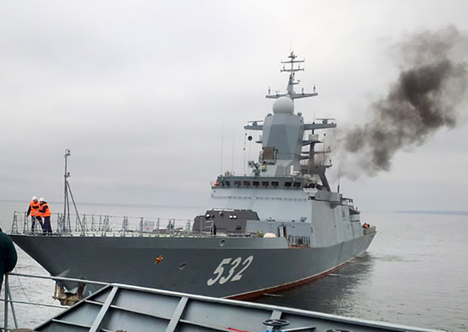 Корвет «Бойкий» Балтийского флота (2014 год)
