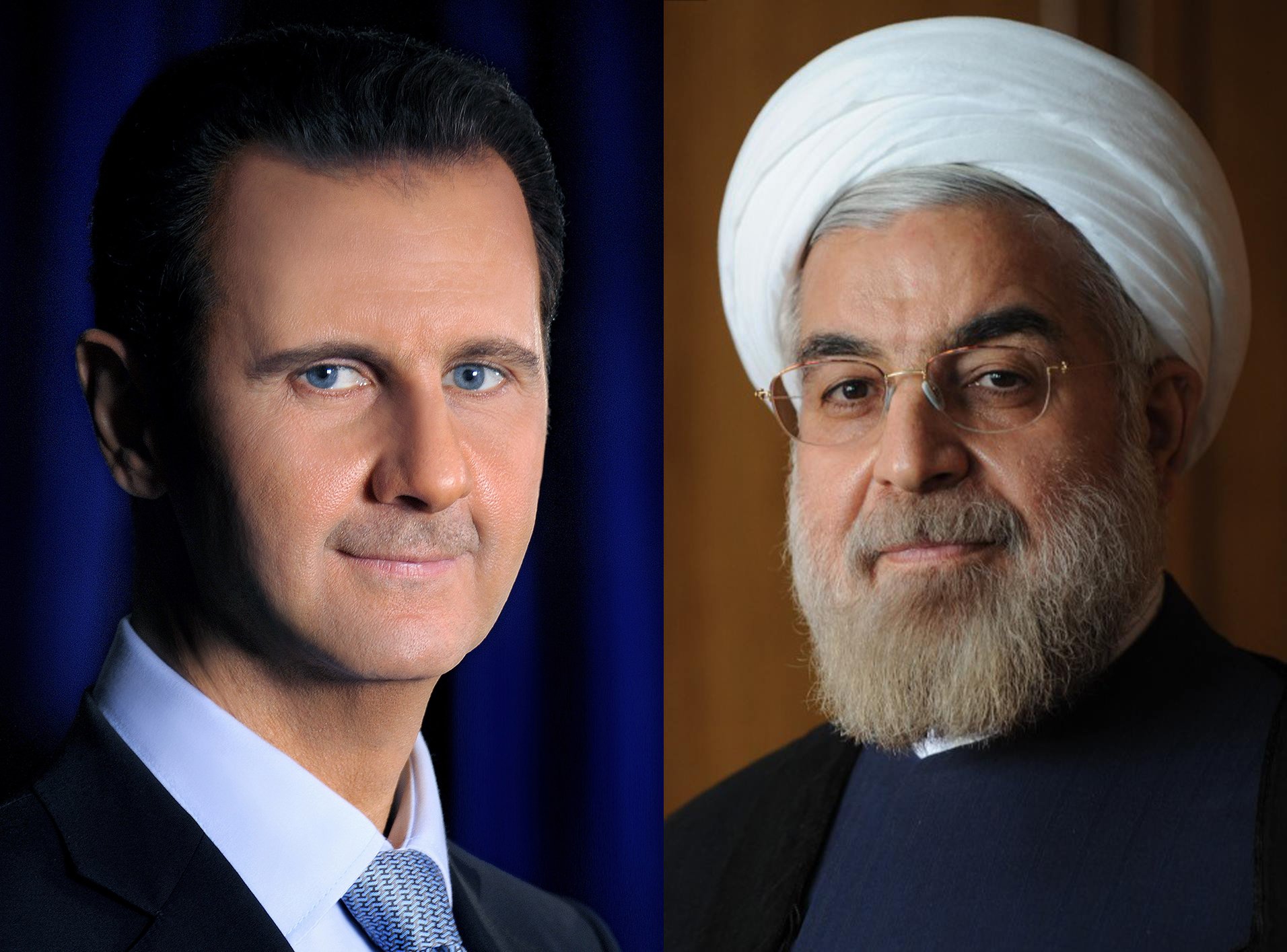 Башар Асад и Хасан Рухани