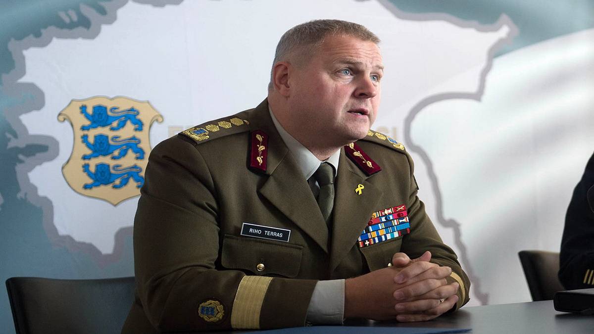 Эстонский генерал-лейтенант Рихо Террас