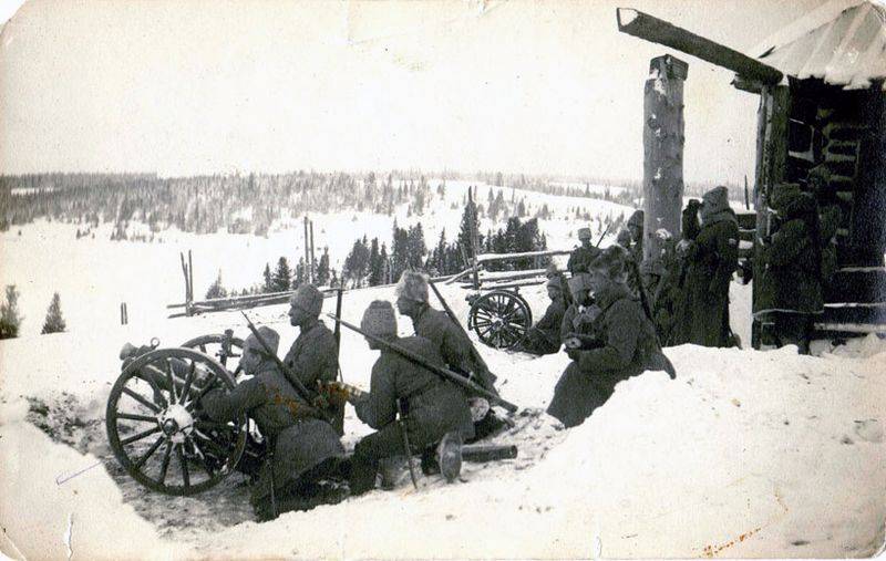 Артиллерия белочехов. 1918