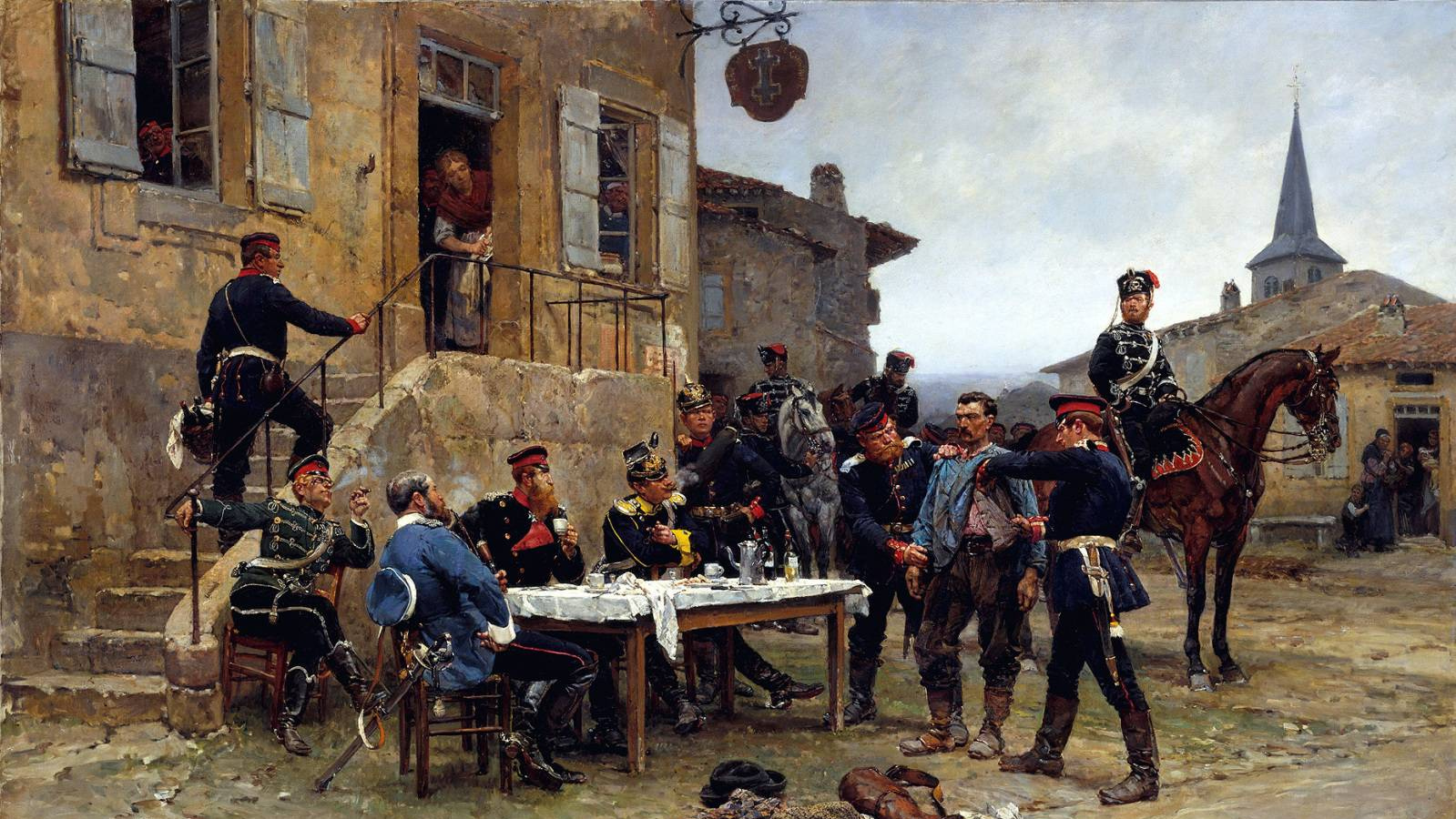 Альфонс де Невиль. Шпион. 1880 