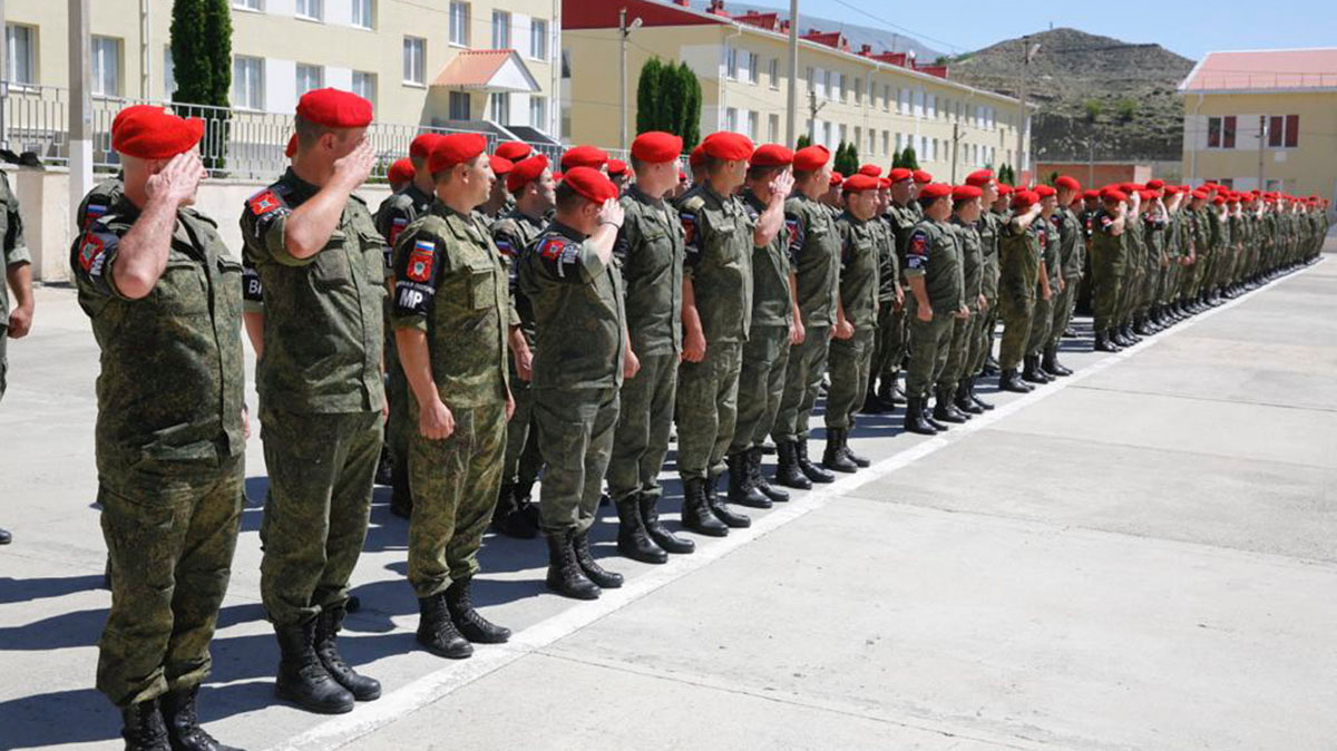 Батальон военной полиции РФ в Дагестане. Фото: (сс) пресс-служба Минобороны РФ