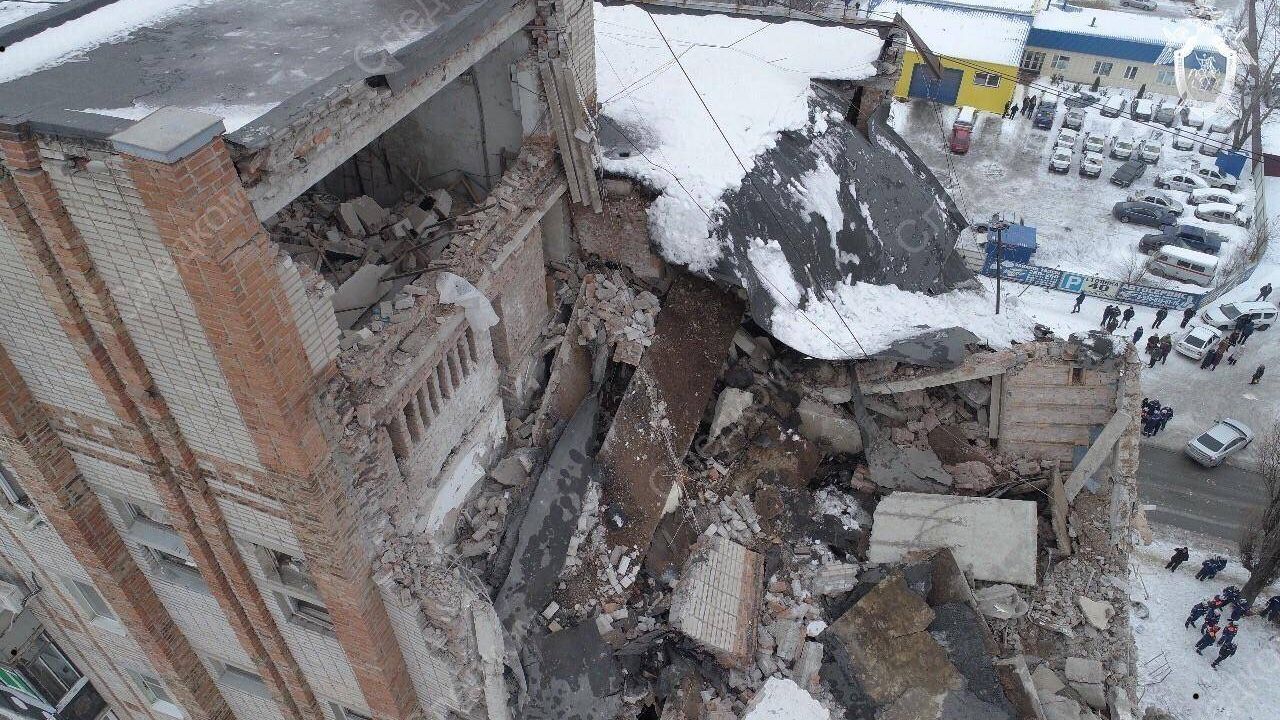 Взрыв жилого дома в г. Шахты