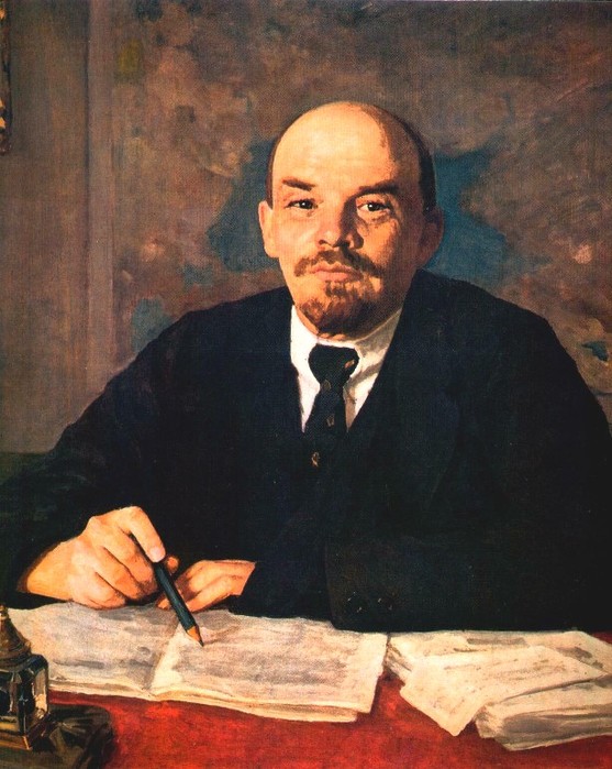 А. Михайловский. В.И. Ленин. Сентябрь 1918 года. 1924 г.