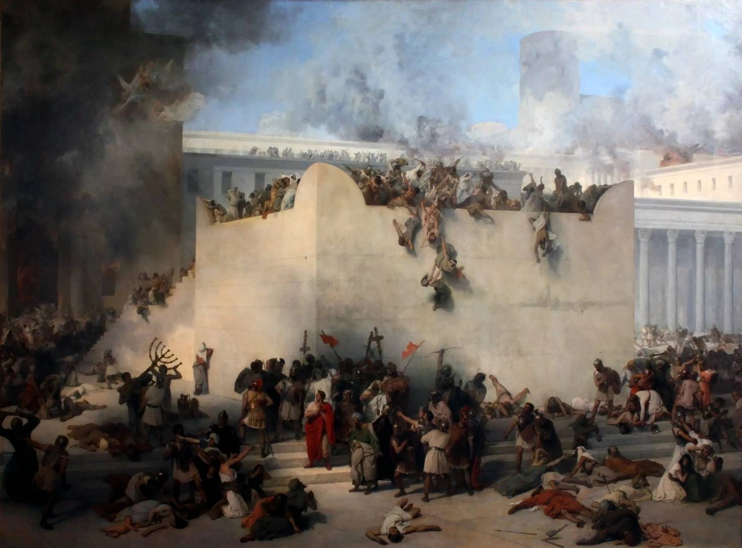 Франческо Айец. Разрушение Иерусалимского храма. 1867