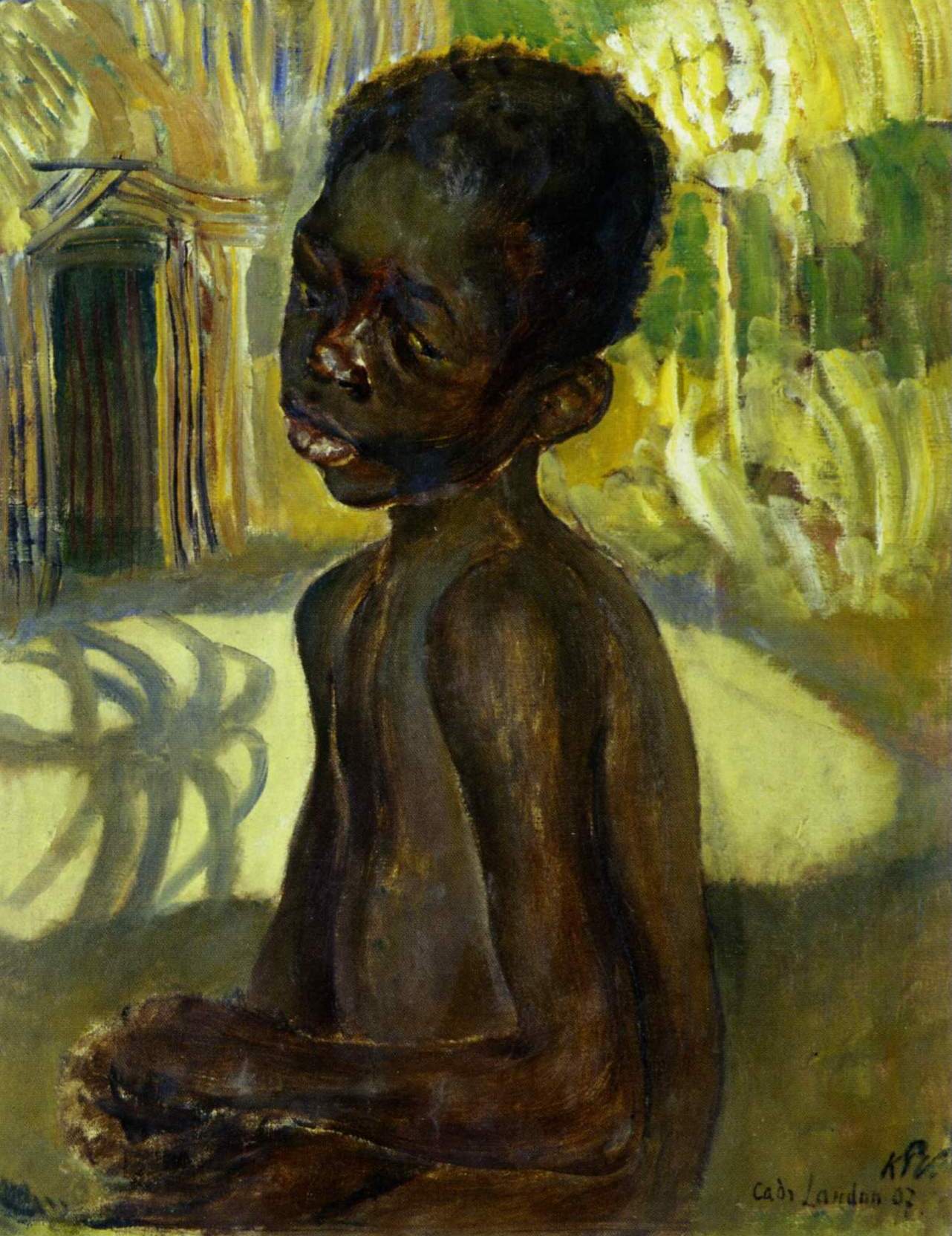 Кузьма Петров-Водкин. Африканское дитя. 1907