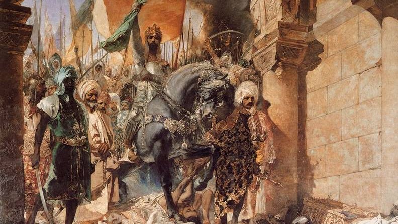 Вступление султана Мехмеда II в Константинополь 29 мая 1453. 1876, Тулуза, Музей августинцев