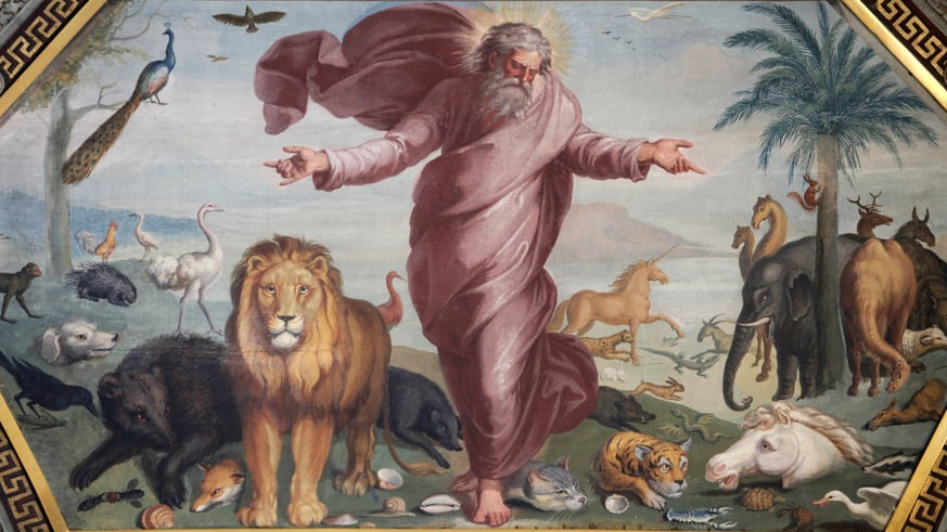 Рафаэль. Творение животных. 1519 (фрагмент)