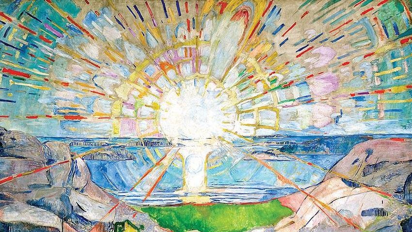Эдвард Мунк. Солнце. 1912
