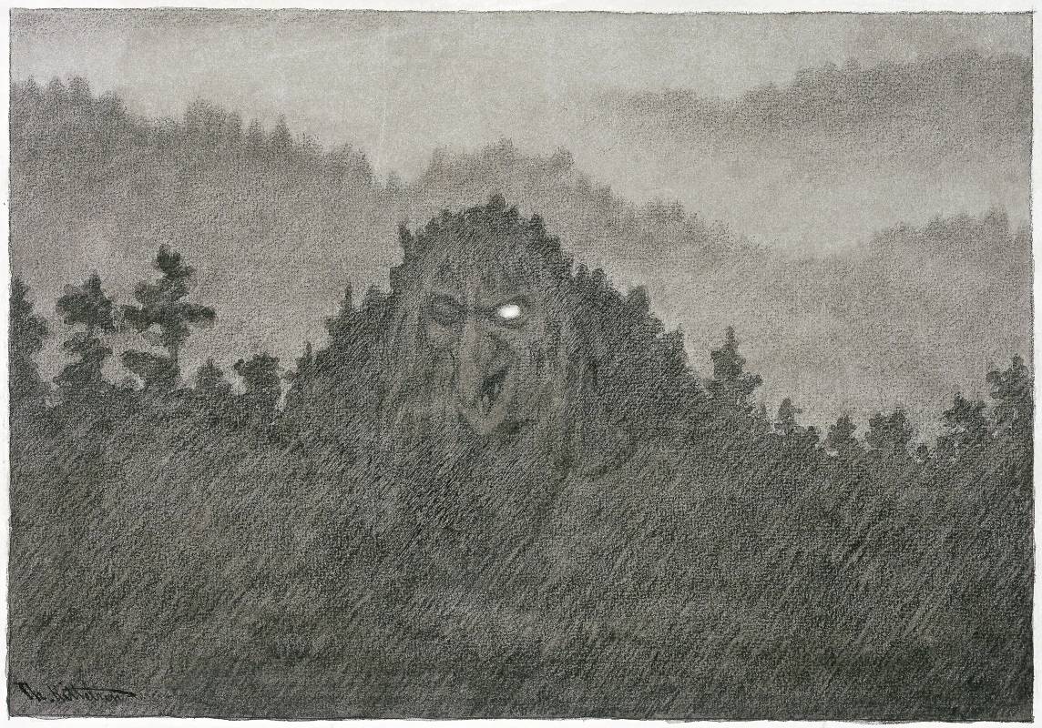 Теодор Киттельсен. Лесной тролль. 1892