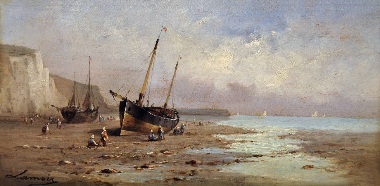 Ламуа. Отлив. XIX в.