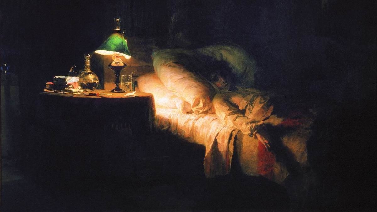 Василий Дмитриевич Поленов. Больная. 1886 г. Москва, Государственная Третьяковская галерея