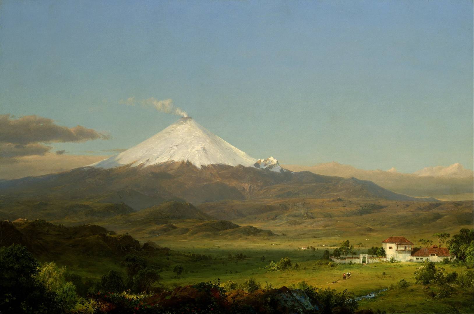 Фредерик Эдвин Чёрч. Вулкан Котопахи. 1855