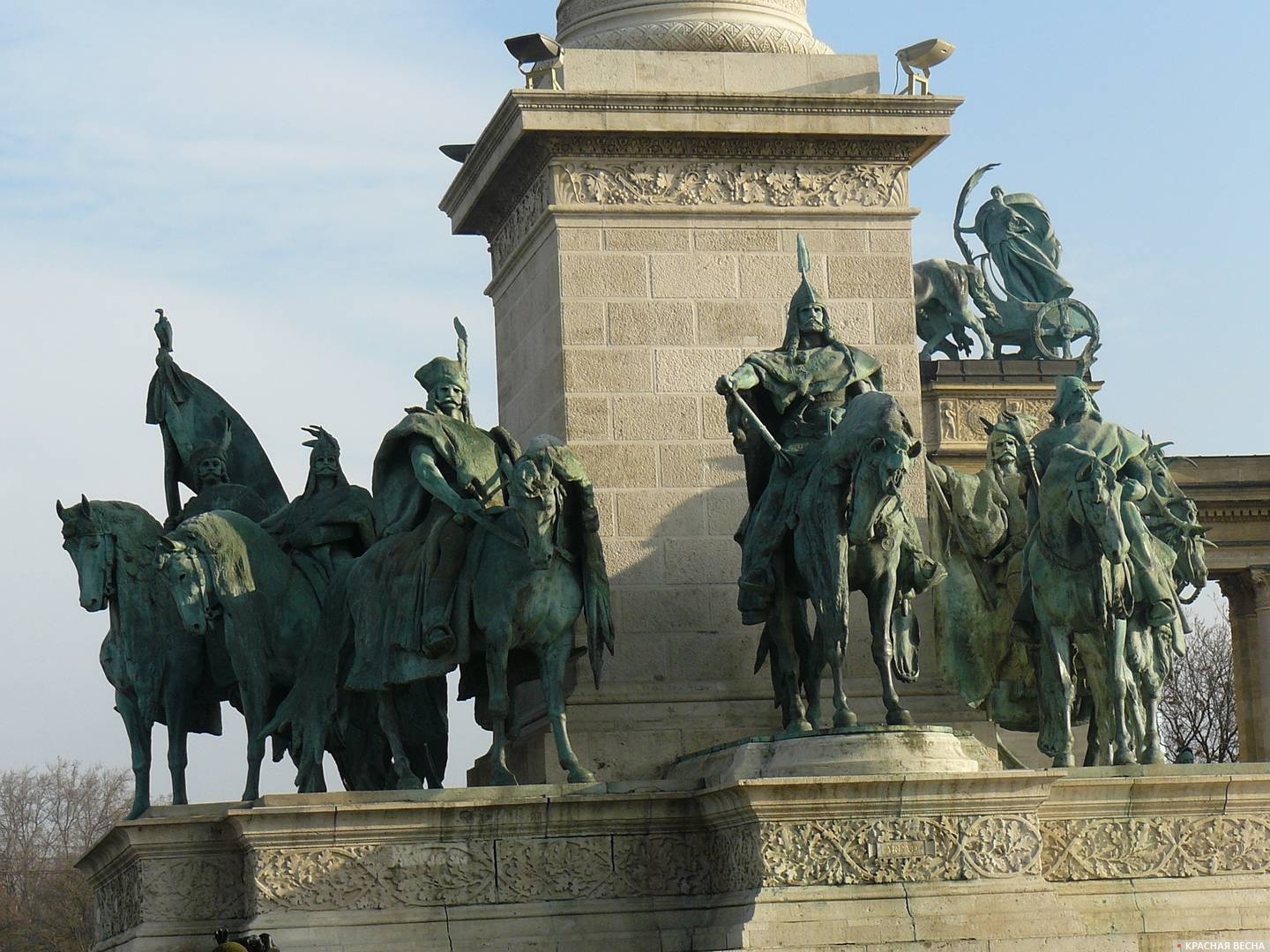 Памятник Тысячелетию Венгрии. Будапешт