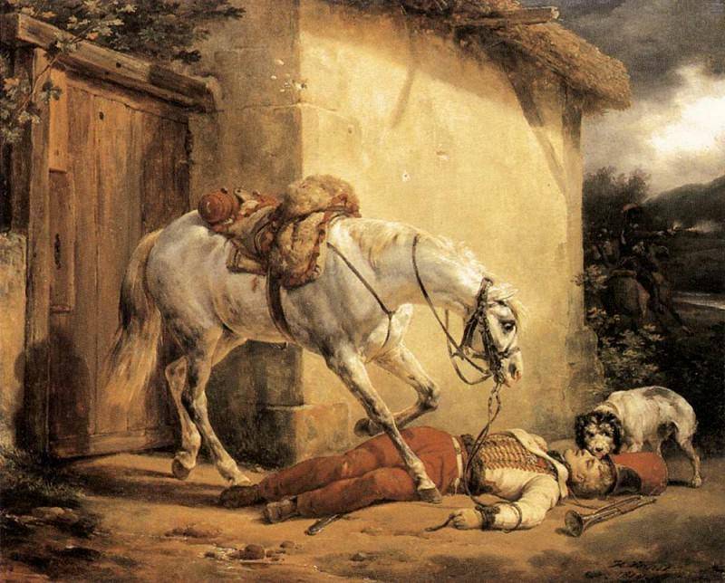 Раненый трубач. Орас Верне. 1819 год