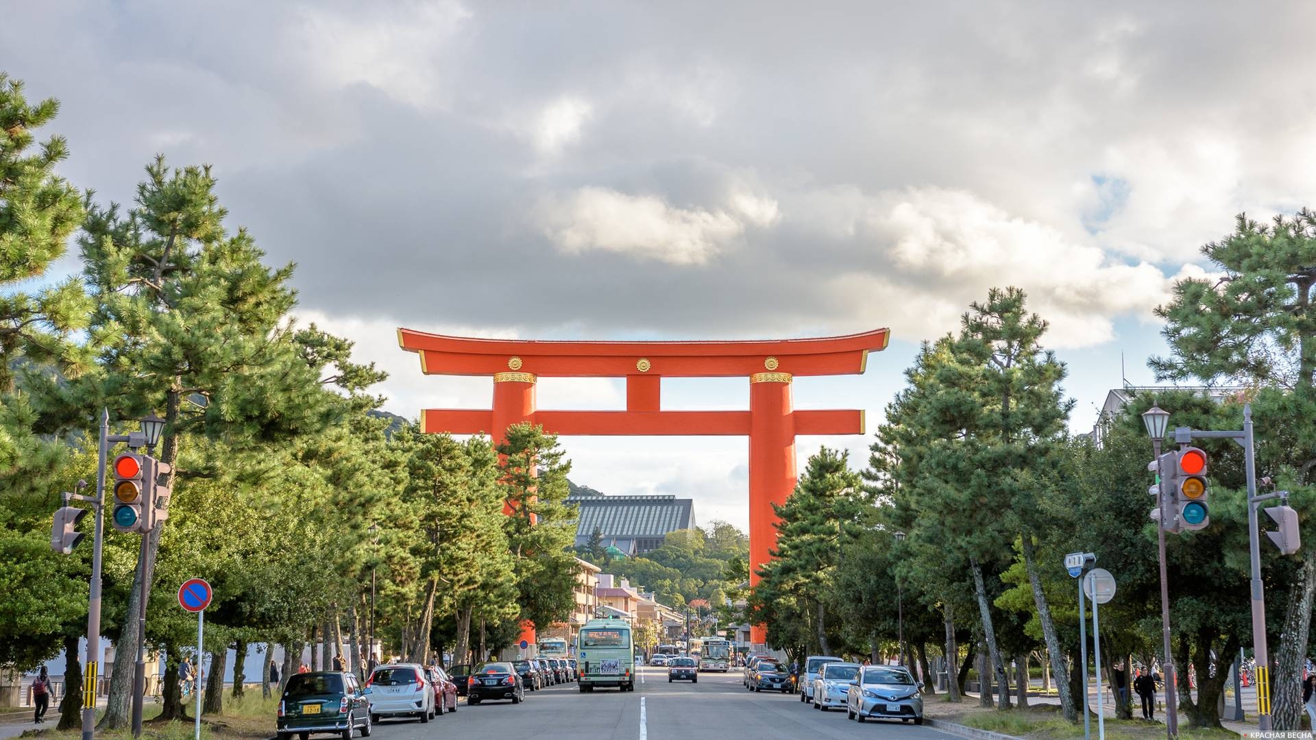 Ворота тории. Киото. Япония