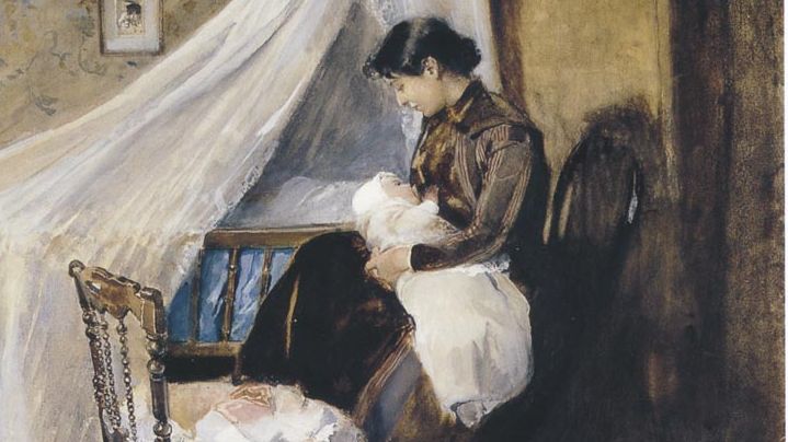 Соролья Хоакин. Первый ребёнок. 1890