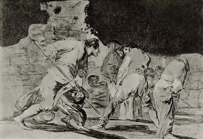 Франсиско Гойя. Бессмыслица ярости. 1819