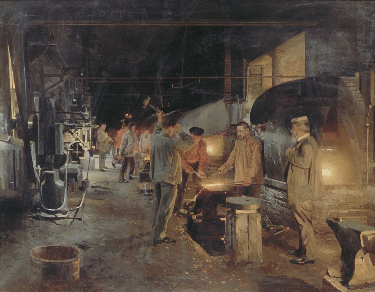 Андрей Шильдер. Металлургический завод. 1902