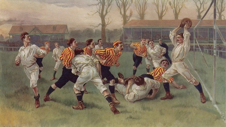 Уильям Хейсман Оверенд. Футбол. 1890