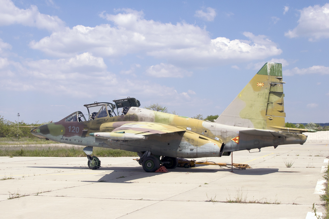 Су-25 в армии Македонии