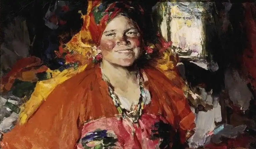 А.Архипов. Девушка с кувшином. 1927 г.
