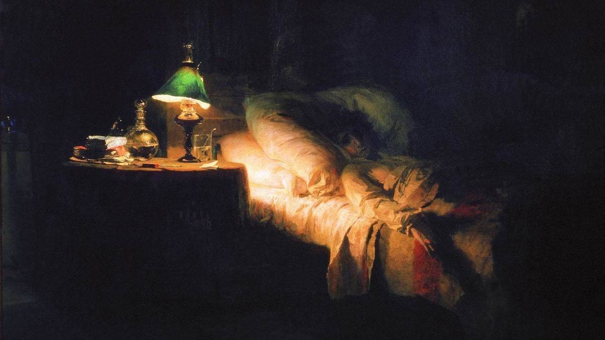 Василий Дмитриевич Поленов. Больная. 1886 г. Москва, Государственная Третьяковская галерея