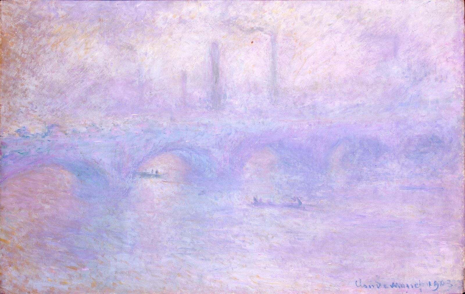 Клод Моне. Мост Ватерлоо. Эффект тумана. 1903