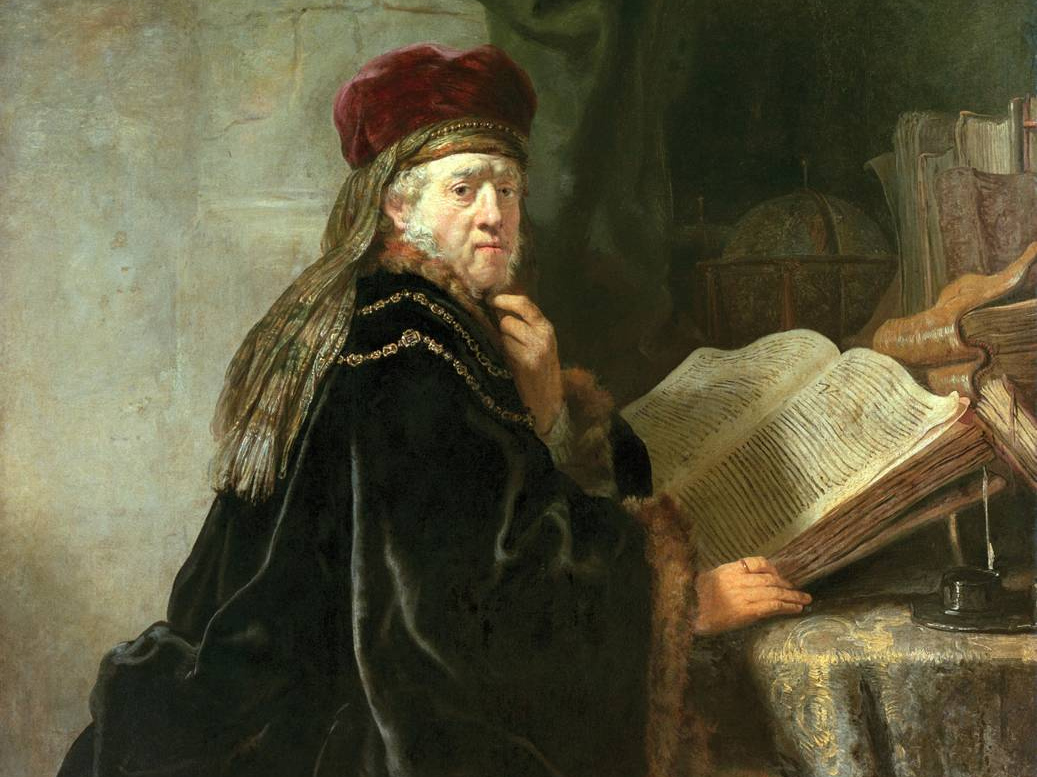 Рембрандт Харменс ван Рейн. Ученый в своей студии 1634