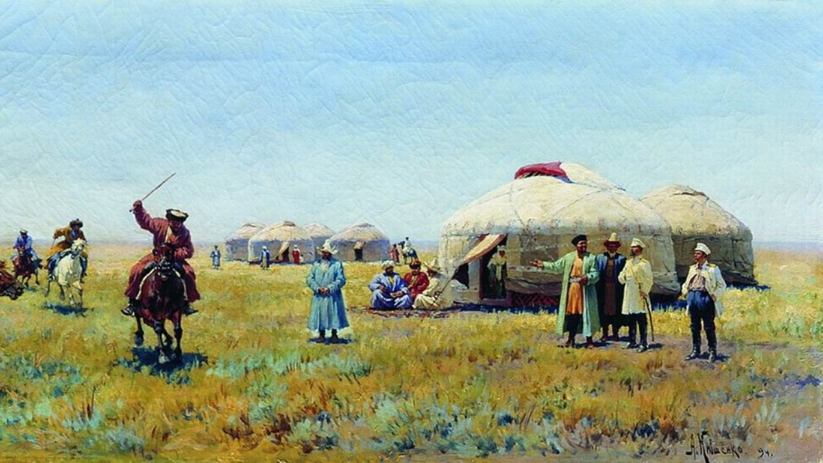 Кившенко Алексей. В степи. 1894