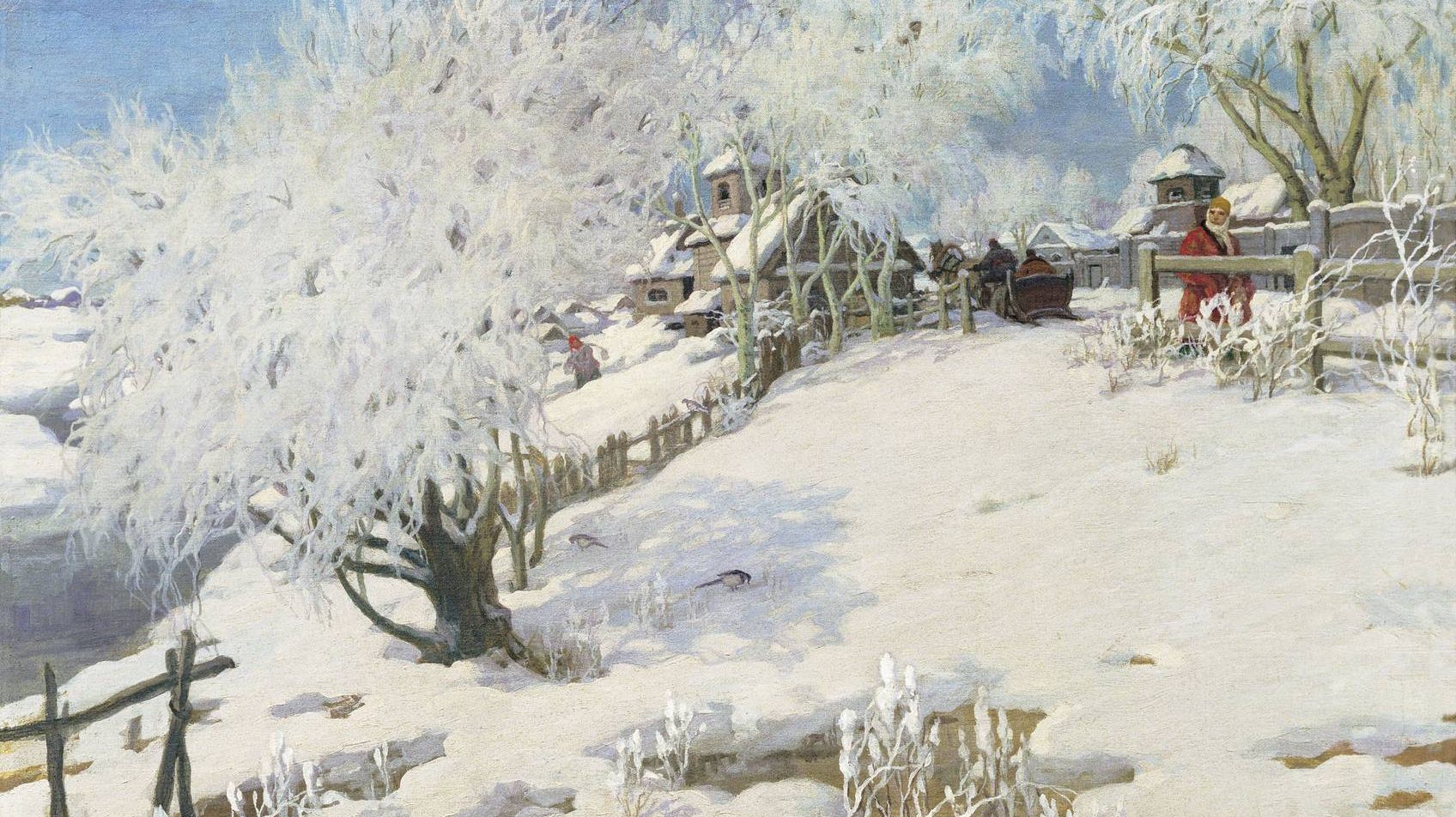 Солнце — на лето, зима — на мороз. Горюшкин-Сорокопудов Иван. 1910-е