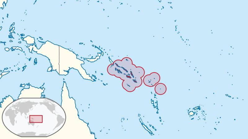 Соломоновы острова на карте