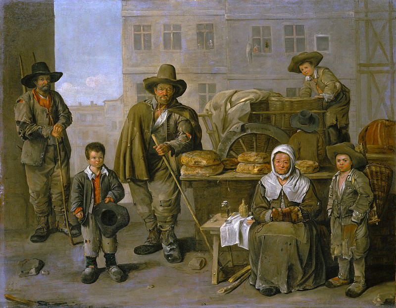 Жан Мишлен. Корзина пекаря. 1656