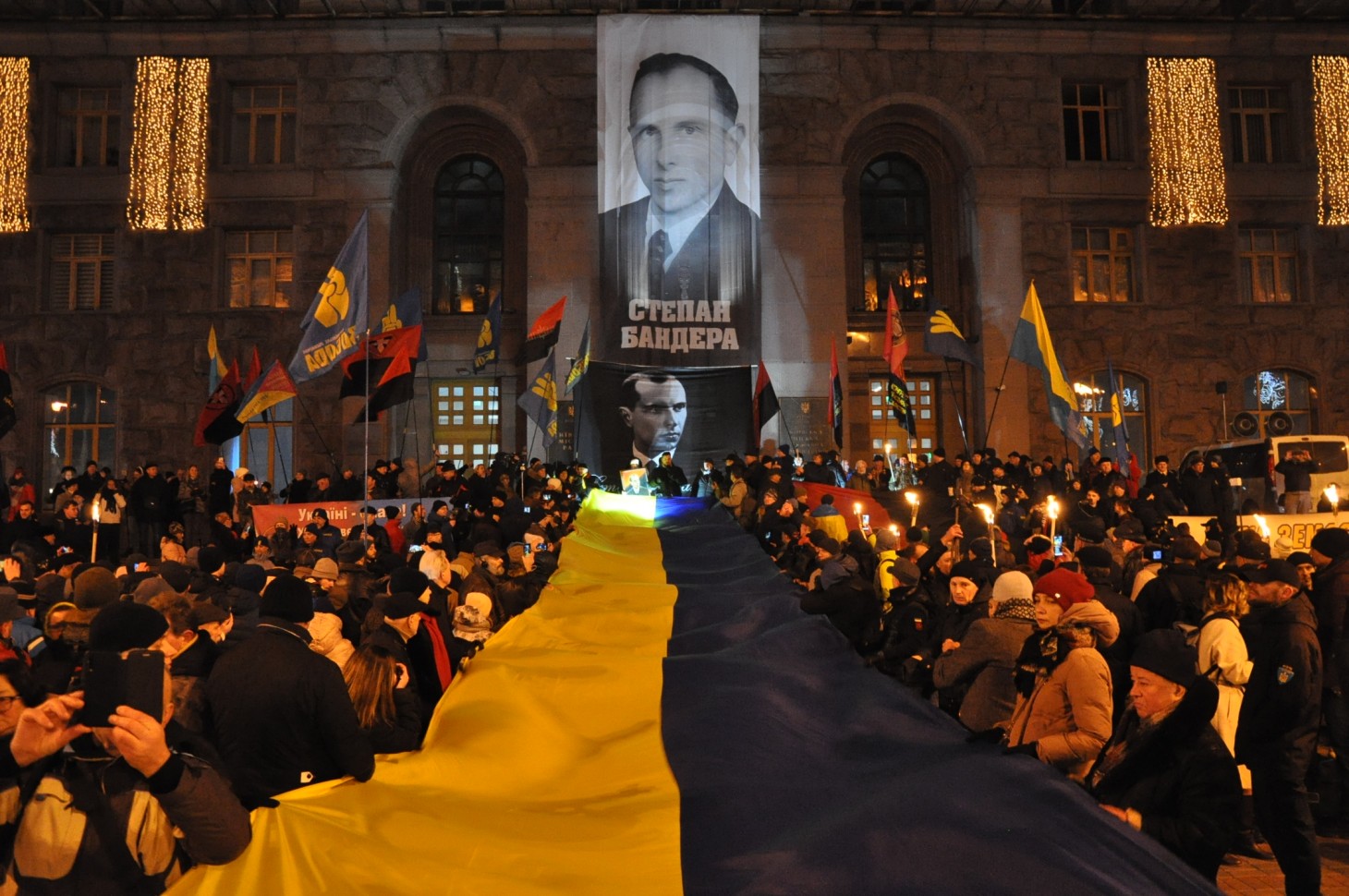 Шествие в Киеве: «Бандеровская армия должна уничтожить Москву!» 2020 (фото: В.•Огиренко)