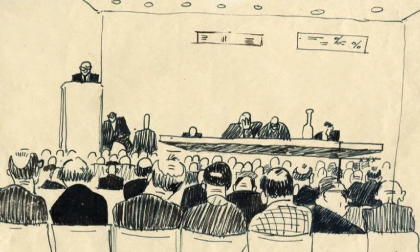 Виктор Исаченко. Прозаседавшиеся. 1966