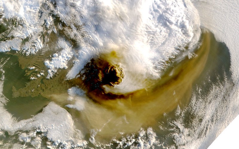 Извержение Гримсвотна 22 мая 2011 г.