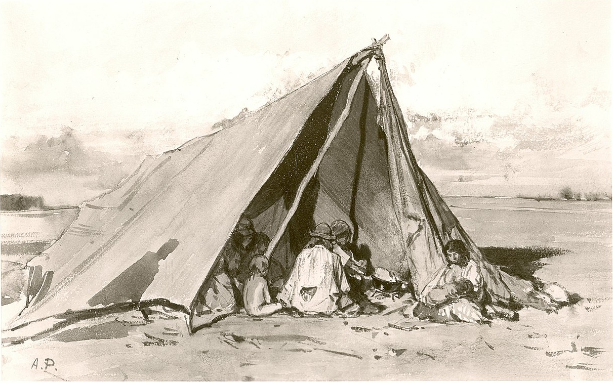 Август фон Петтенкофен. Цыгане в палатке