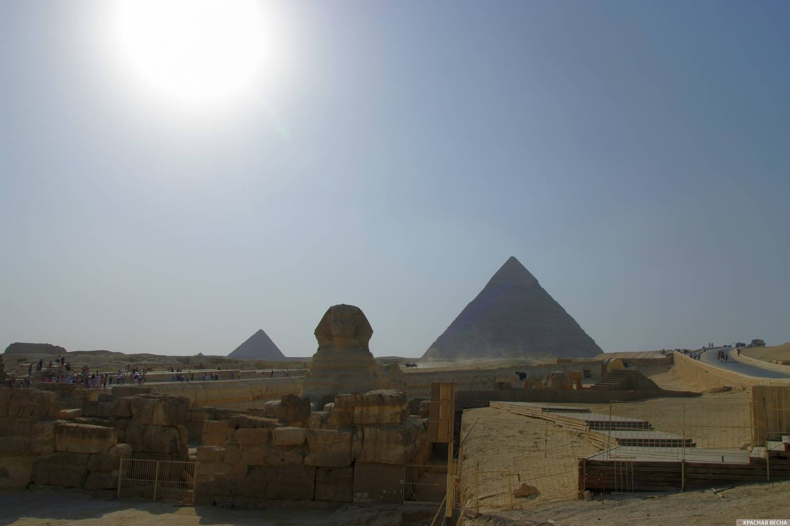 Египет. Гиза. Сфинкс и пирамиды