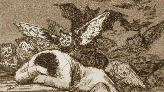 Франсиско Гойя. Сон разума рождает чудовищ. 1799