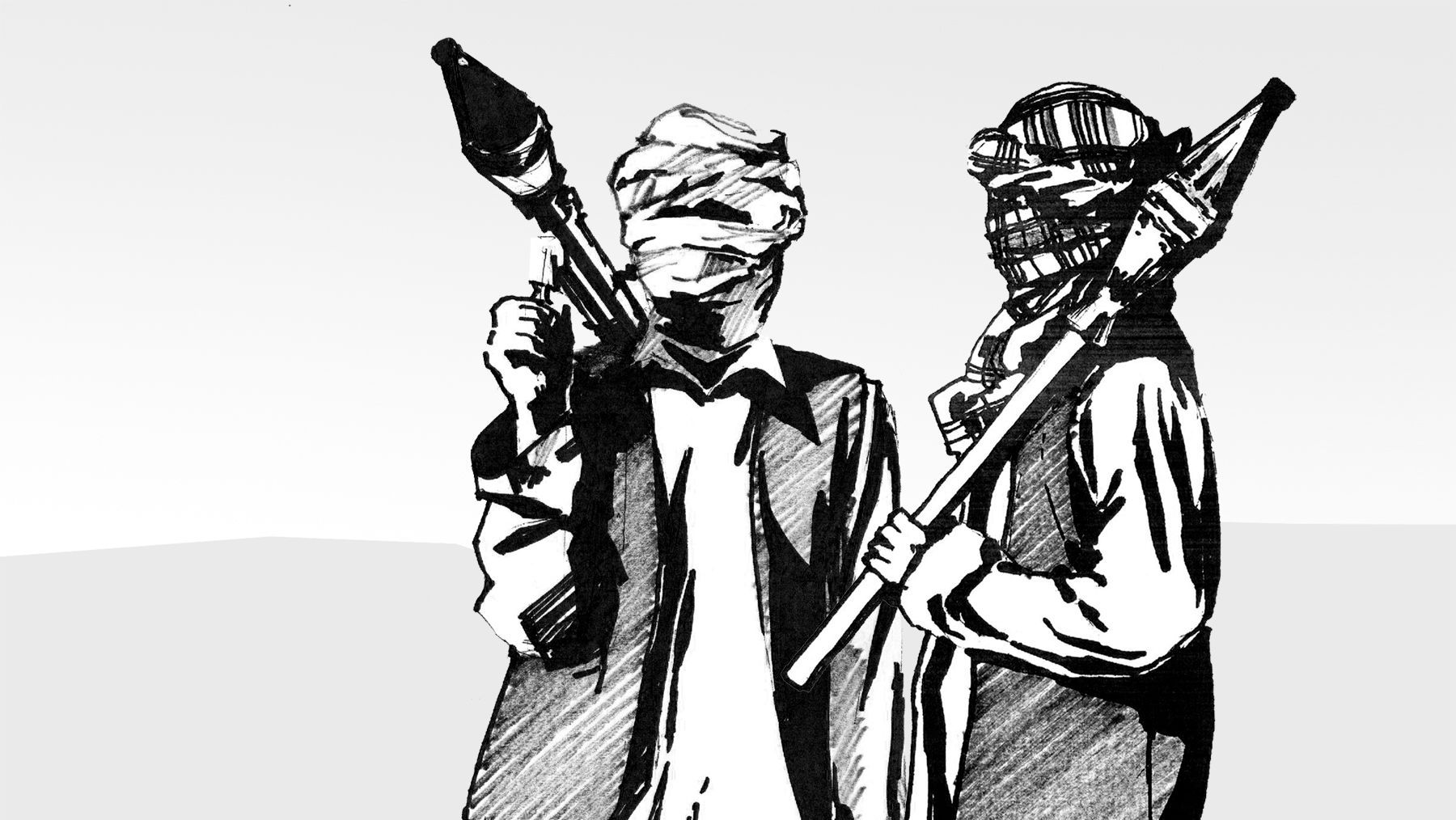 Рисунок афганские экстремисты