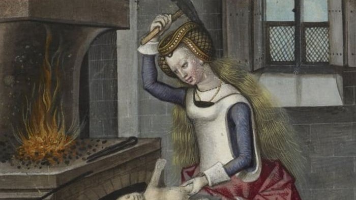 «Природа ковки ребенка», иллюстрация к поэме XIII века «Роман о розе» Гильома де Лорриса (фрагмент)  